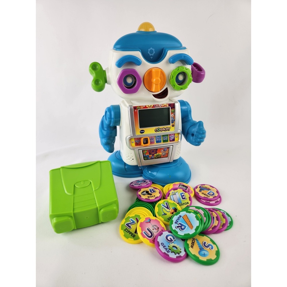 Vtech Cogsley Interactive Learning Robot toy Vintage Counting Tested VIDEO